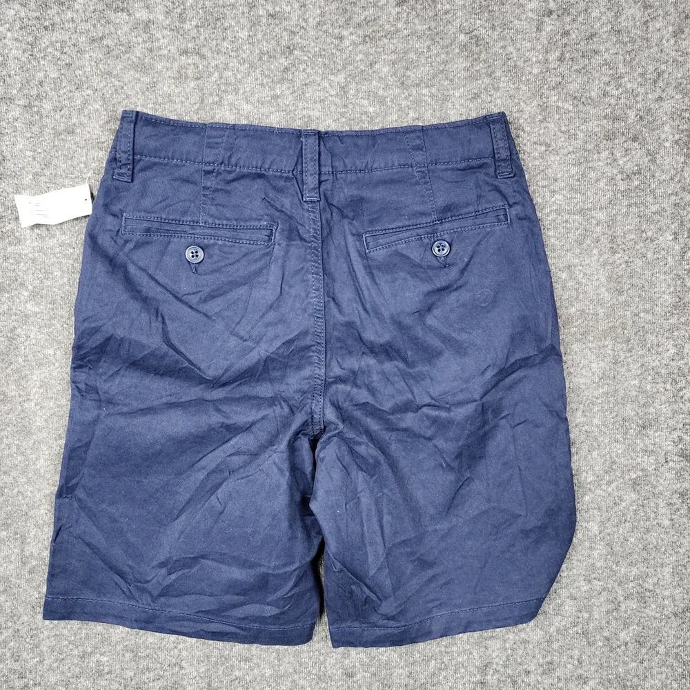 Gap Chino Shorts‎ Kids 14 Slim Navy Blue Stretch Twill New With Tags 738577-01-1